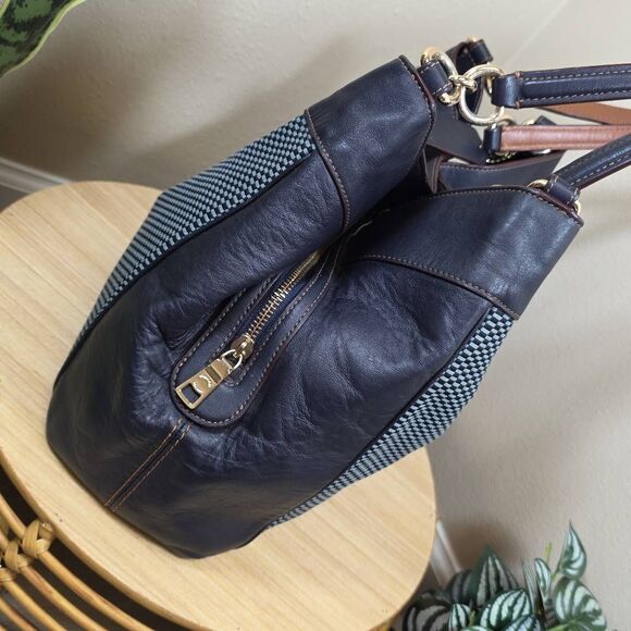 Coach Lexy Legacy Jacquard Shoulder Bag - Picture 9 of 14